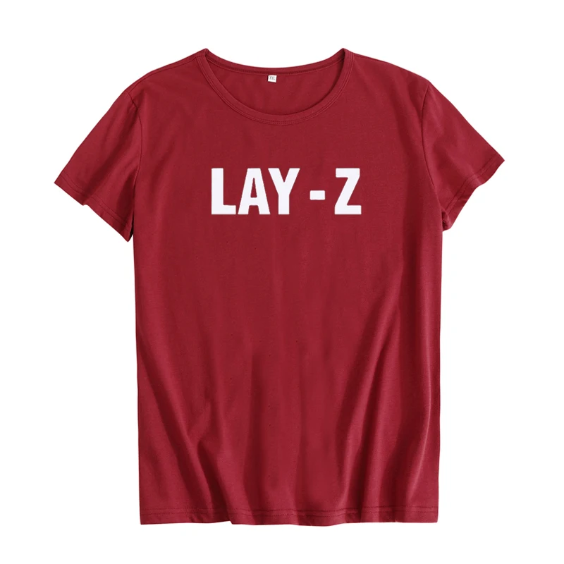 Футболка lazy Lay Z забавная с принтом лозунг tumblr модная футболка надписью женская