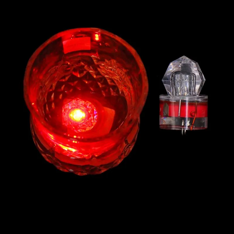 

Fishing Light LED Diamond Night Flashing Lamps Deep Drop Underwater Squid Strobe Bait Lure Light Fish Grip