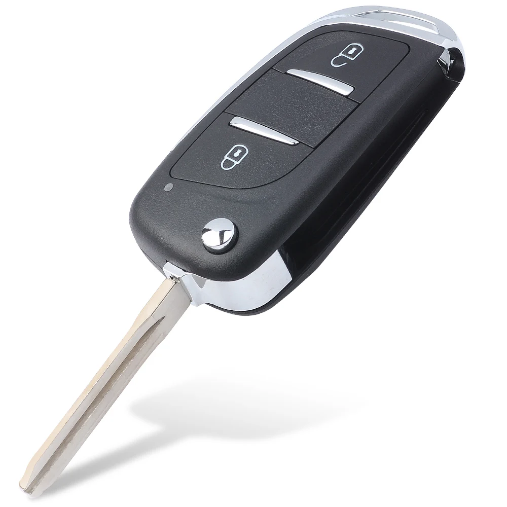 Запасной обновленный ключ KEYECU с дистанционным управлением 2 кнопки 433 МГц ID48 для