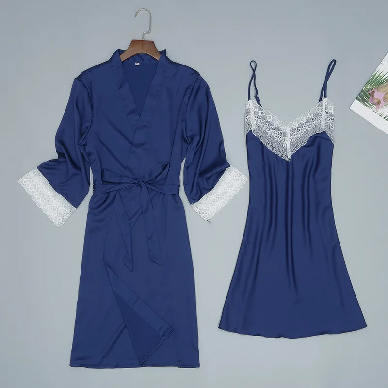 Женский летний костюм кимоно на бретельках|Комплекты халатов и сорочек| |