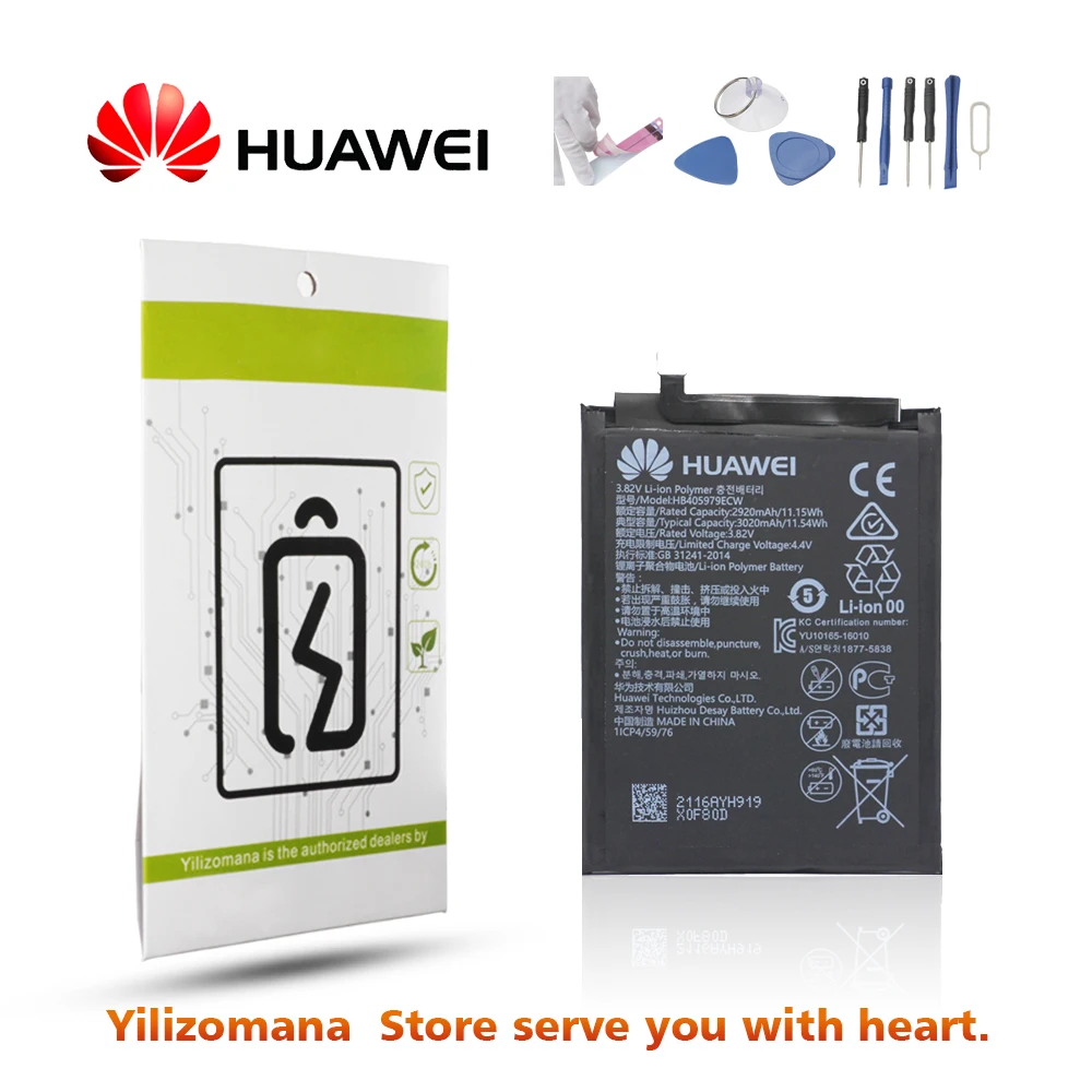 Аккумулятор для huawei HB405979ECW 2920 мАч для huawei Nova CAZ-AL10 CAZ-TL00 Enjoy 6S Honor 6C Сменный аккумулятор для телефона