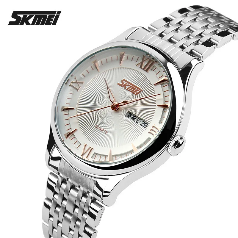 

SKMEI 9091 men's belt business sports leisure calendar quartz watch