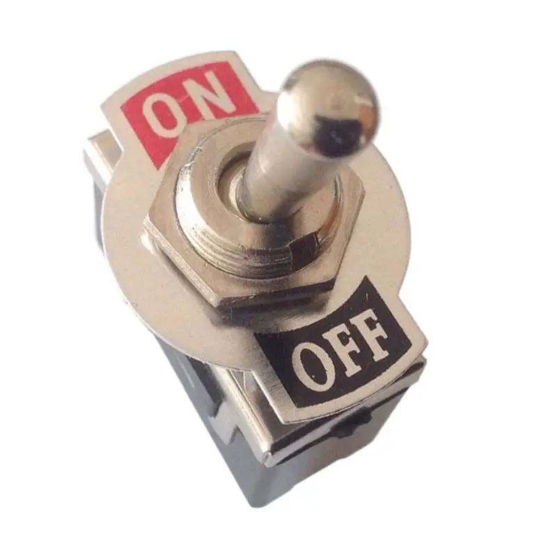 

2017 12V Heavy Duty Toggle Flick Switch ON/OFF Car Dash Light Metal SPST MDAU Switch