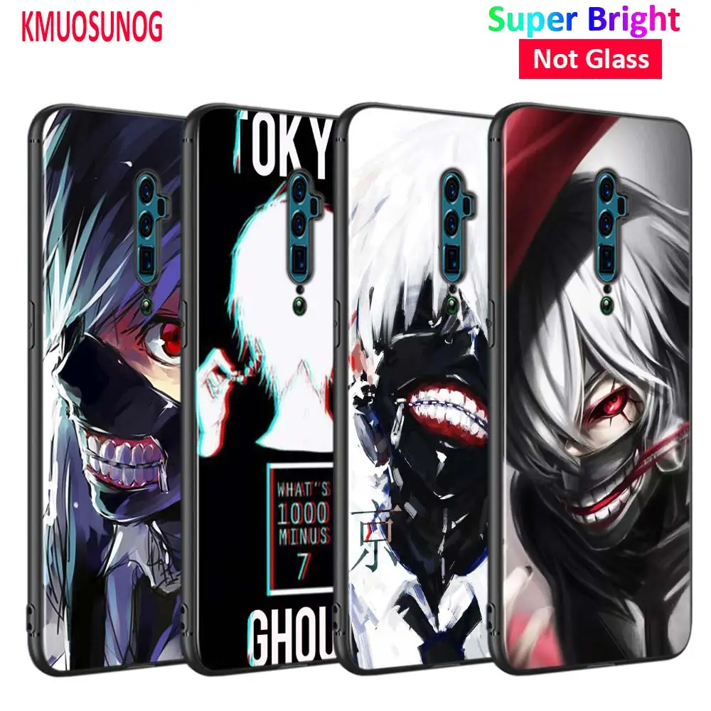 Черный чехол для телефона Tokyo Ghouls OPPO Reno Z 10X Zoom F11 F9 F7 F5 A7 R9S R17 Realme 2 C2 K3 Pro|Бамперы| |