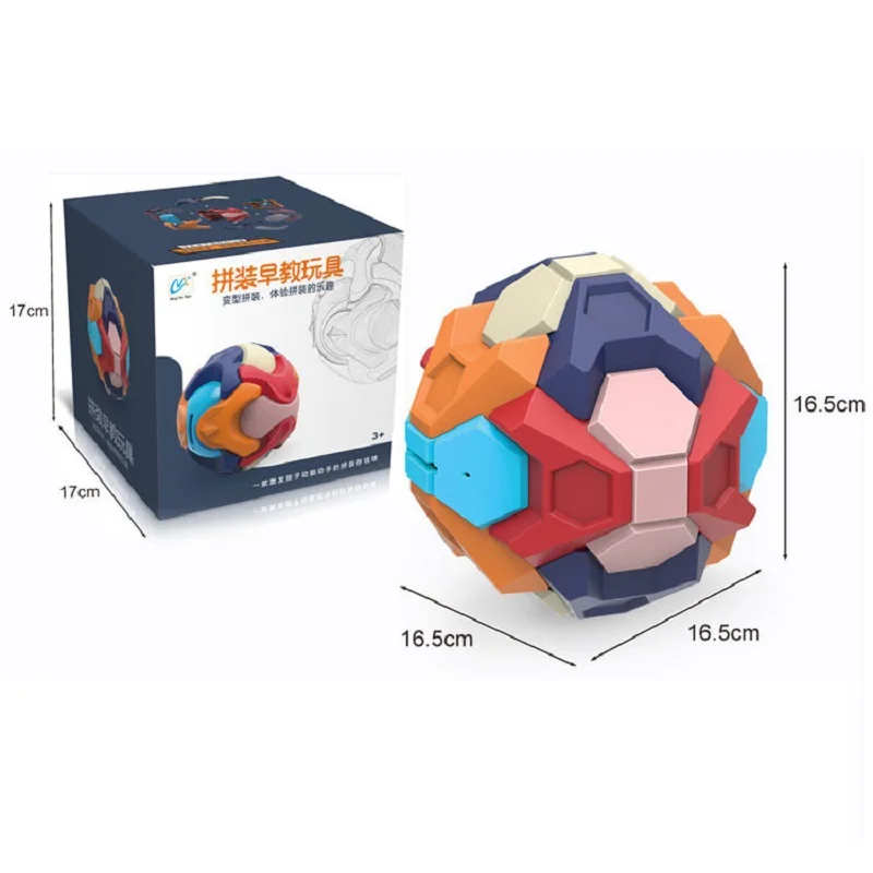

Child Assembled Building Blocks Piggy Bank Early Educational Intelligence Disassembly Early Educational Toy Ball Birthday Gift