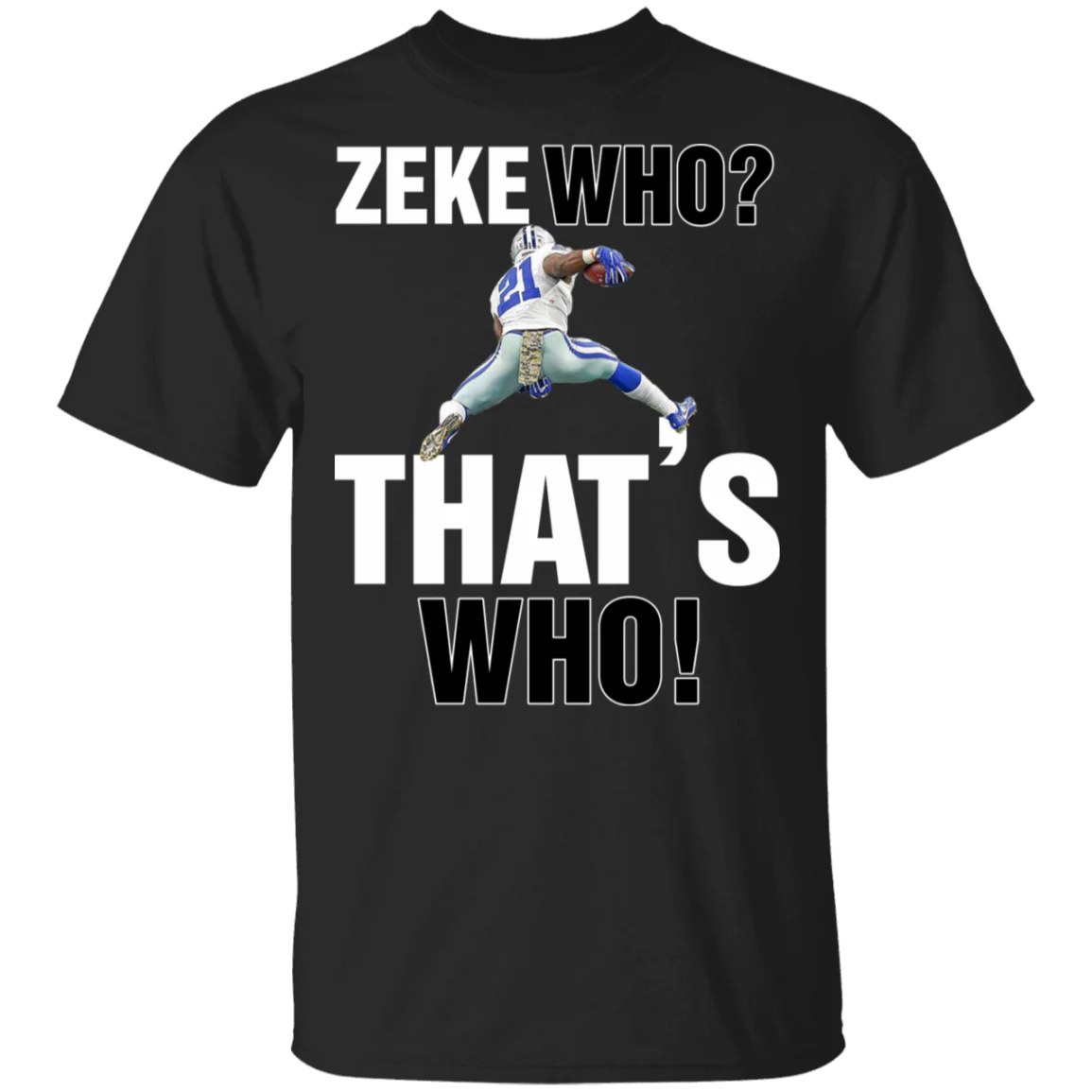 Ковбойская футболка Zeke Who That S Ezekiel Elliott 5Xl | Мужская одежда