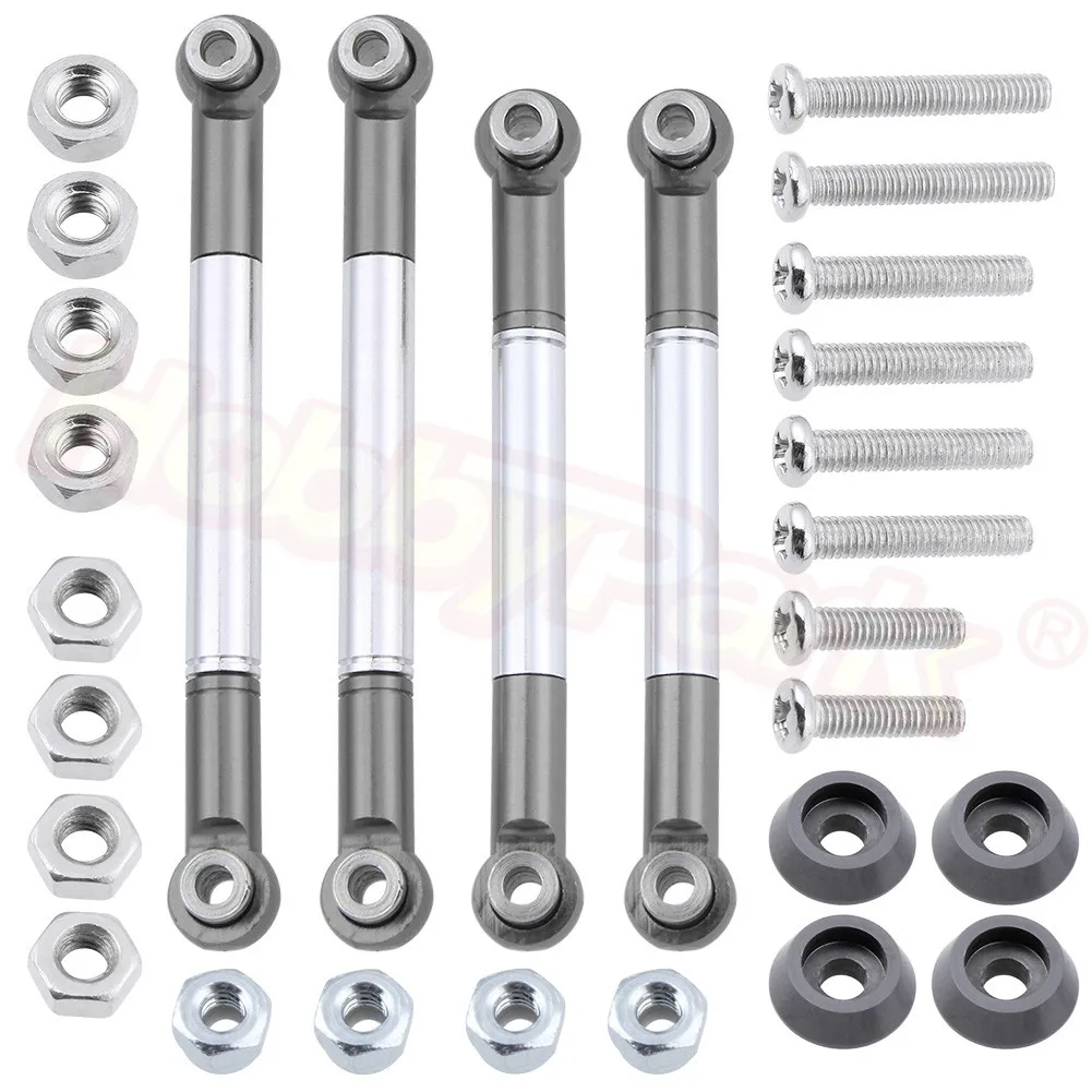 Tie Rod Set 4401 Обновление металла Запчасти для WPL HengLong 1/16 RC автомобиль военный грузовик на гусеничном ходу 4x4 6WD C14 C24 B14 B24 B16 B36 Q60 Q61 Q64 Q65 - Цвет: Tie Rod Set 4401