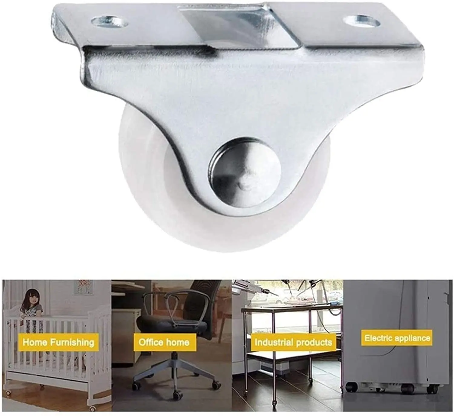 4 шт. неповоротные ролики для мебели 1 дюйм | Обустройство дома