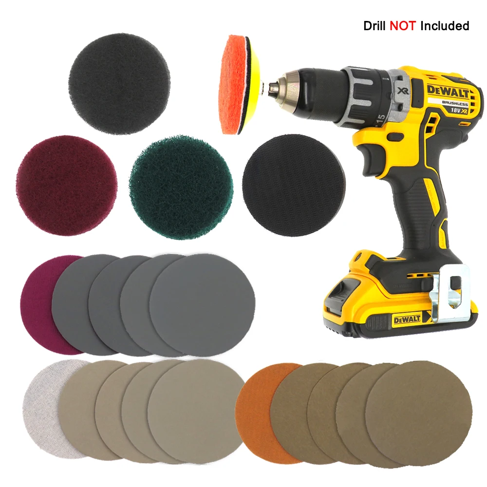 Полировальный набор для автомобильных фар 21 шт. инструменты ремонта