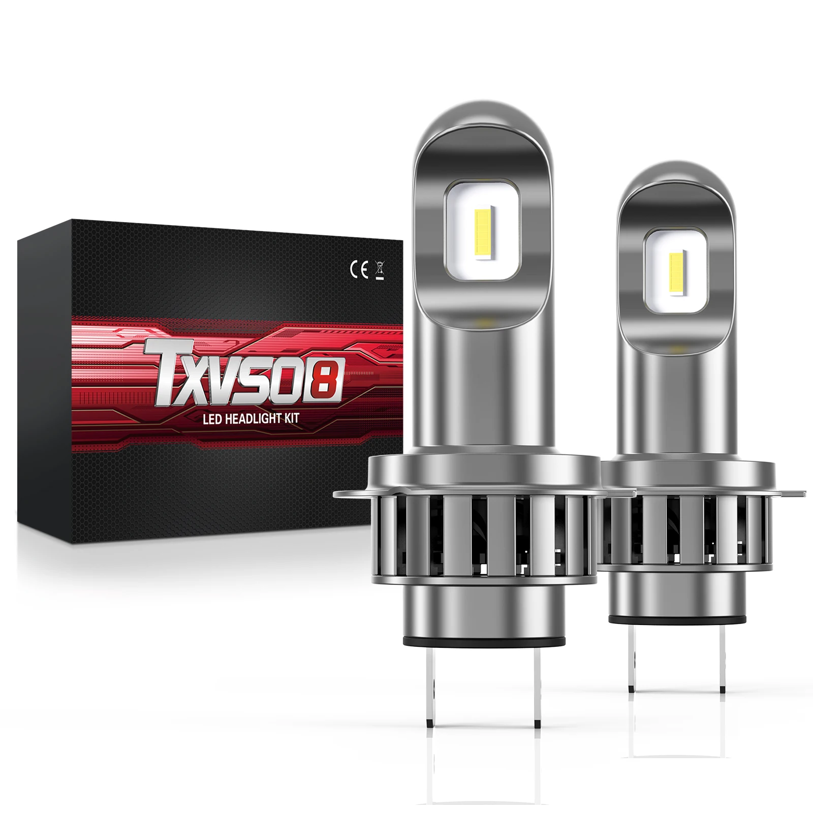 

TXVSO8 2021 H7 Led Headlights 6000K Mini Lights for Car 50W Bulbs Universal Super Bright CSP Lamp for Automobiles Luces Led Para