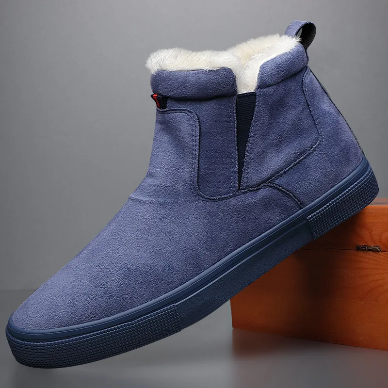 

Брендовые мужские ботинки, популярная мужская зимняя обувь, модные зимние ботинки, размера плюс, зимние кроссовки, мужская обувь до щиколотки, зимние ботинки, обувь