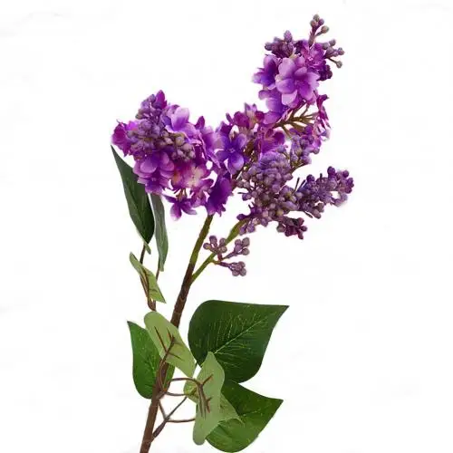 Dark Purple Новинка 1 шт. искусственный сиреневый искусственный цветок сад свадебный букет вечерние украшения для дома кафе реалистичные вечерние украшения - Цвет: Dark Purple