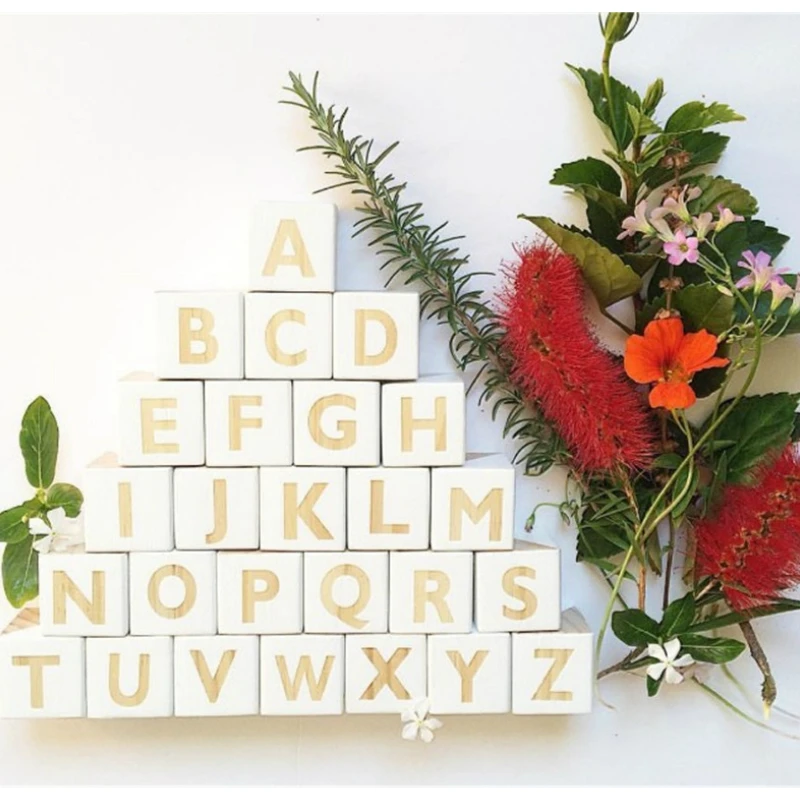 Деревянный алфавит с буквами ABC 26 дюймов|Декоративные буквы и цифры| |
