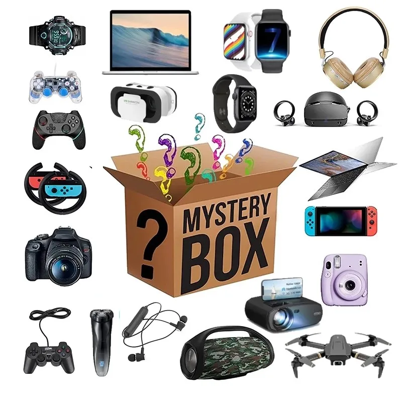 2022 New Mystery Box Premium Electronic Product Lucky 100% Surprise Boutique 3 To 10 Pcs Random Item Most Popular |