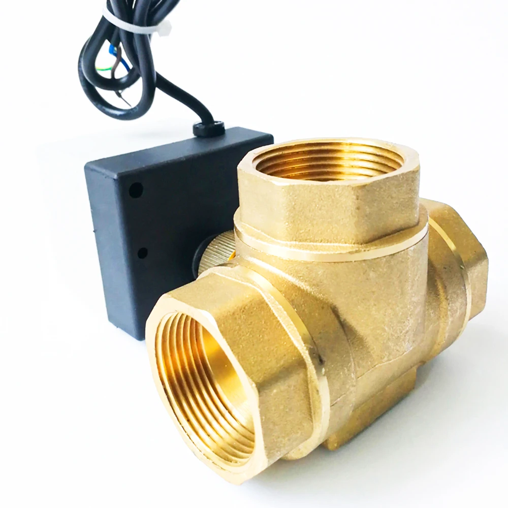 

DN32 Miniature Electric balll valve1-1/4, AC24V or AC220V Motorized water valve Actuated valve used for tank drain water