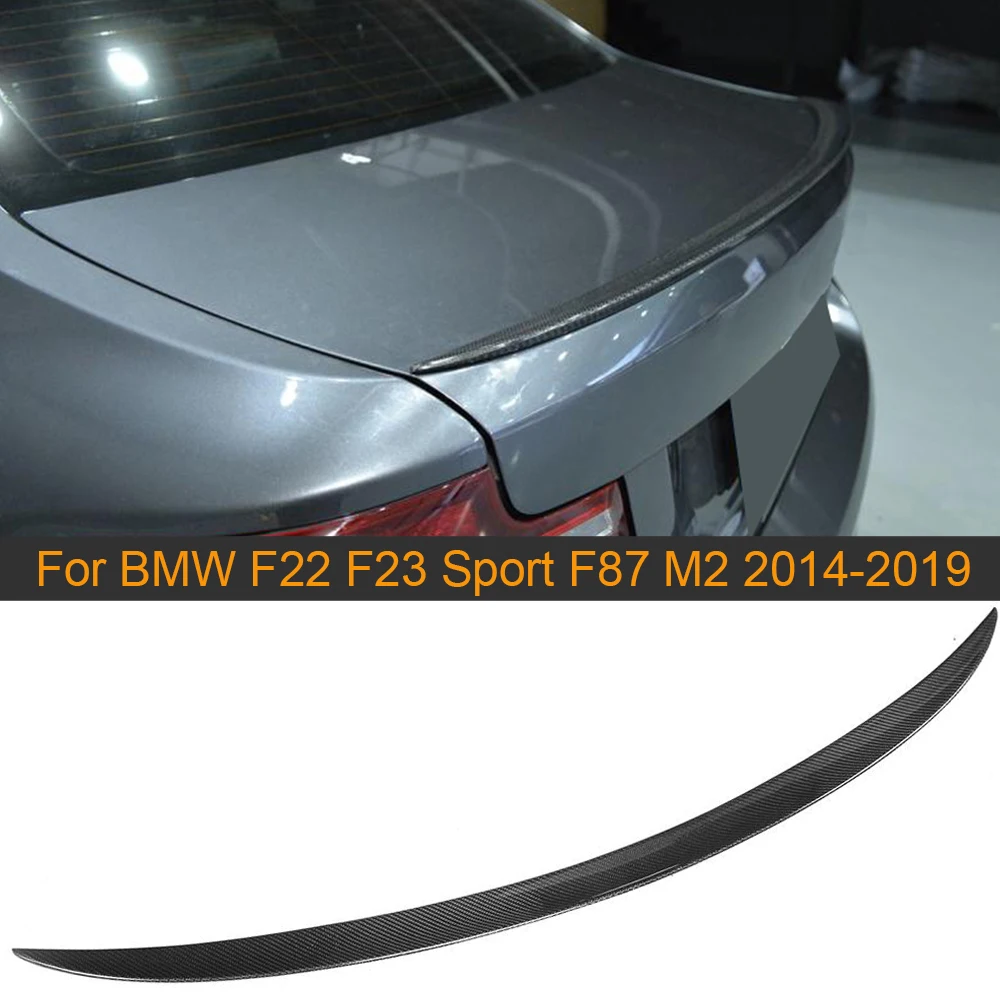 

Автомобиль спойлер на задний багажник, крыло для BMW F22 M Sport F87 M2 Coupe 14-19 220i 228i M235i задний багажник губа крыло спойлер углеродное волокно
