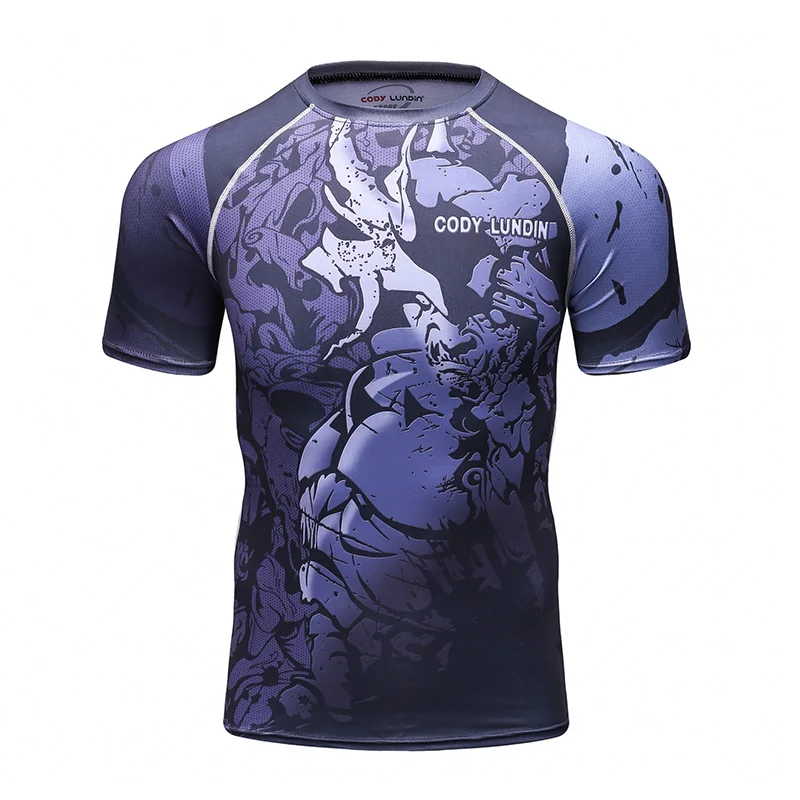 

Cody Lundin Copre Compression Quikly Dye Men's Digital Printed Running & Fitness Short Sleeve Breathable T Shirt