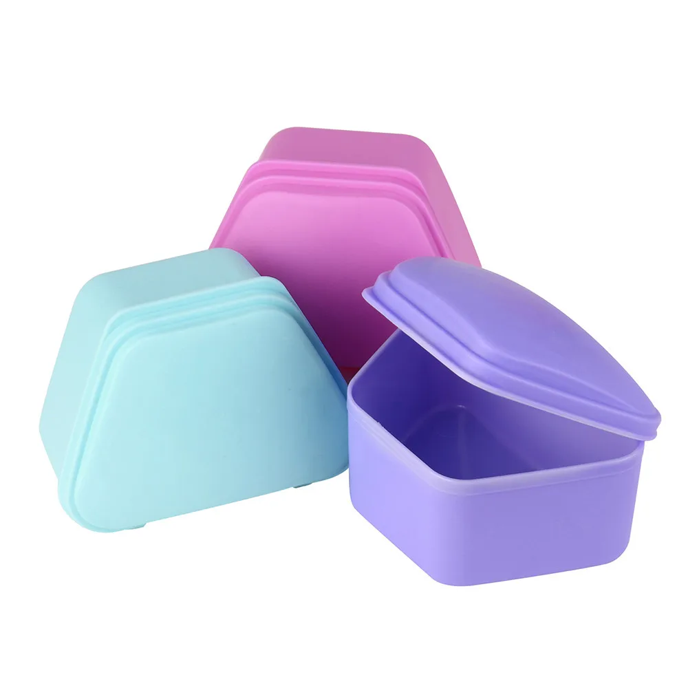 Чехол для зубных протезов чехол чистки зубов ложная коробка хранения контейнер