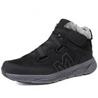 Очень теплые зимние ботинки большого размера 46, мужские зимние ботильоны в русском стиле, замшевые кожаные женские ботинки с мехом, зимняя обувь для мужчин