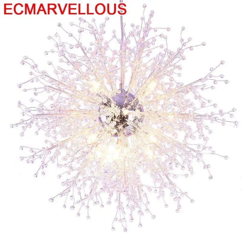 

Para Sala De Jantar Verlichting Hanglamp Crystal Luminaire Suspendu Hanging Lamp Deco aison Lampen odern Pendant Light