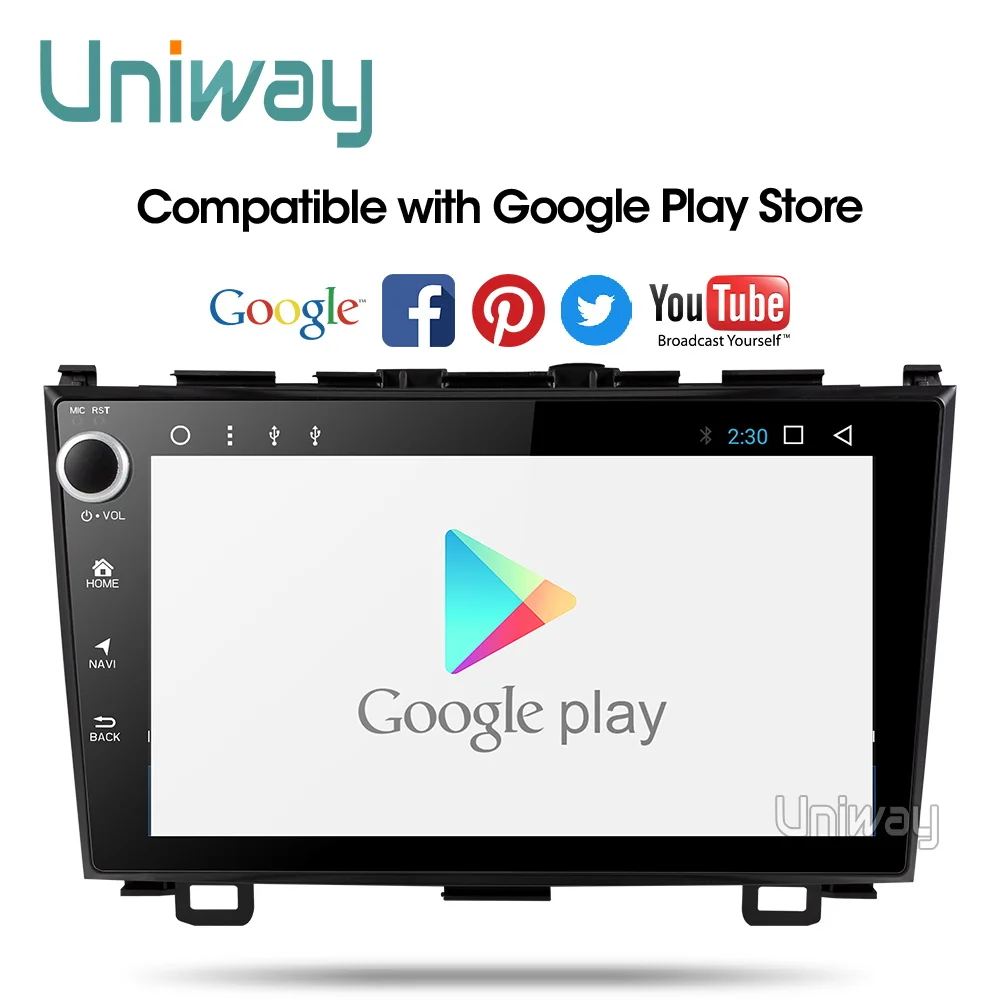 Автомагнитола Uniway ACRV9081 2 Гб + 32 ГБ android 8 1 с gps-навигацией для Honda CRV | Автомобили и