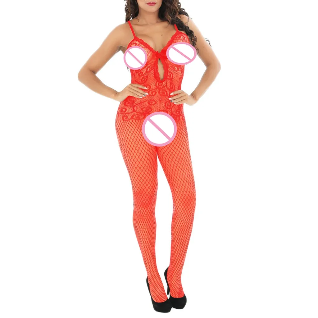 Для женщин Ажурные Гольфы женские нижнее сексуальное женское белье ночная