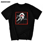 Мужская футболка с коротким рукавом, с принтом в виде рок