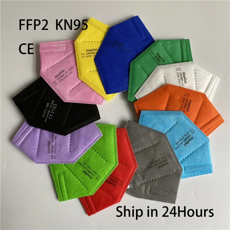 10-200 маски для взрослых ataulлла FFP2 Mascarillas KN95 ffp2reиспользуемый утвержденный FPP2