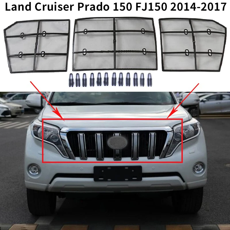 

Сетка для защиты от насекомых для Toyota Land Cruiser Prado 150 FJ150 2014-2017