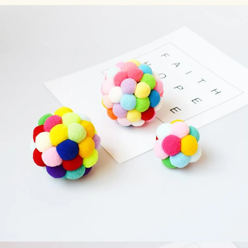 Красочный подпрыгиватель ручная работа плюшевый шар имитация Любимые товары для