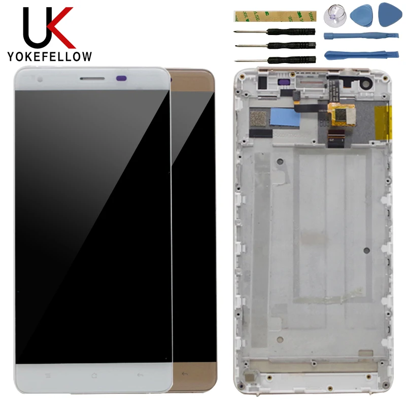 ЖК дисплей для Oukitel K6000 экран с сенсорным экраном в сборе рамкой Replament dislay LCD|Экраны