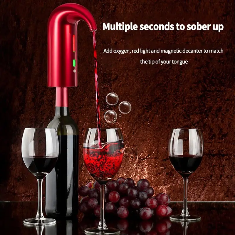 

New Electric wine pourer Smart Wine Decanter Automatic Red Wine Pourer Aerator Decanter Dispenser Wine Tools Bar Accessories