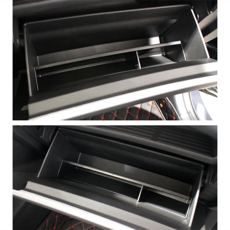 

Car Glove Interval Box Storage Co-pilot Glove Box Interval For Hyundai ix35 2018 2019 2020 Tidying Box Sorting Accessories