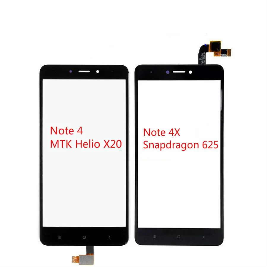 ЖК дисплей для Xiaomi Redmi Note 4 4X сенсорный экран переднее стекло дигитайзер запасные