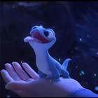 Новые плюшевые игрушки Disney, Эльза Анна, милые синие саламандеры, виниловые куклы, игрушки для детей, милая мягкая ящерица, экшн-фигурка аниме, рождественские подарки