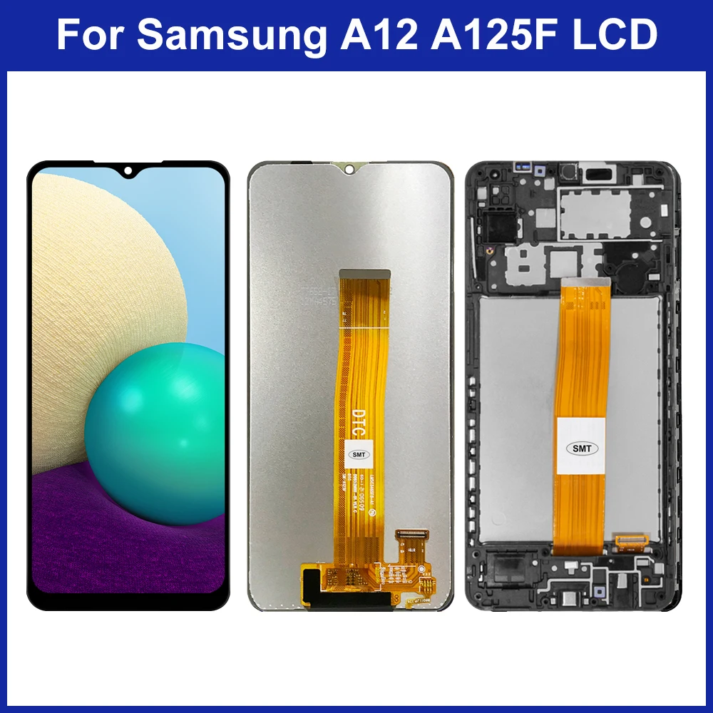 100% Оригинальный ЖК-дисплей для Samsung Galaxy A11 A12 A21s A217 сенсорный экран дигитайзер A10 A10s