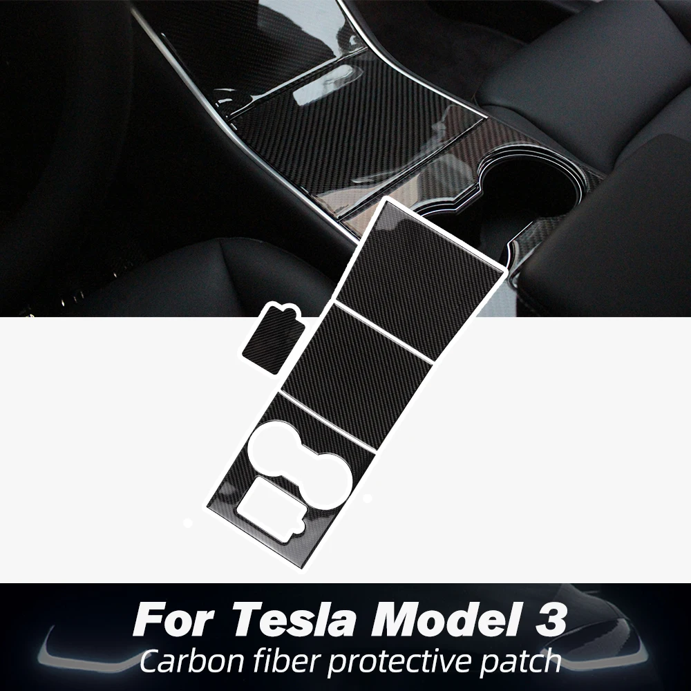4 шт./компл. модель 3 декоративная центральная консоль для Tesla три клеевых