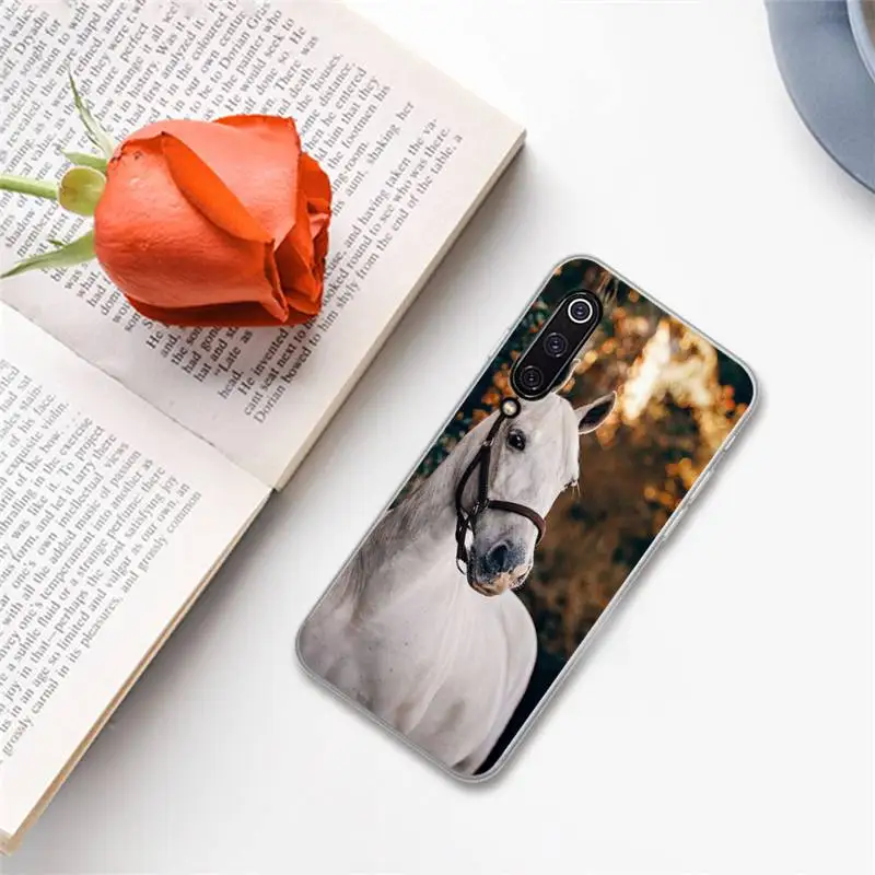

horse animal high quality universal Phone Case For Xiaomi Redmi note 7 8 9 A t k30 max3 9 s 10 pro lite