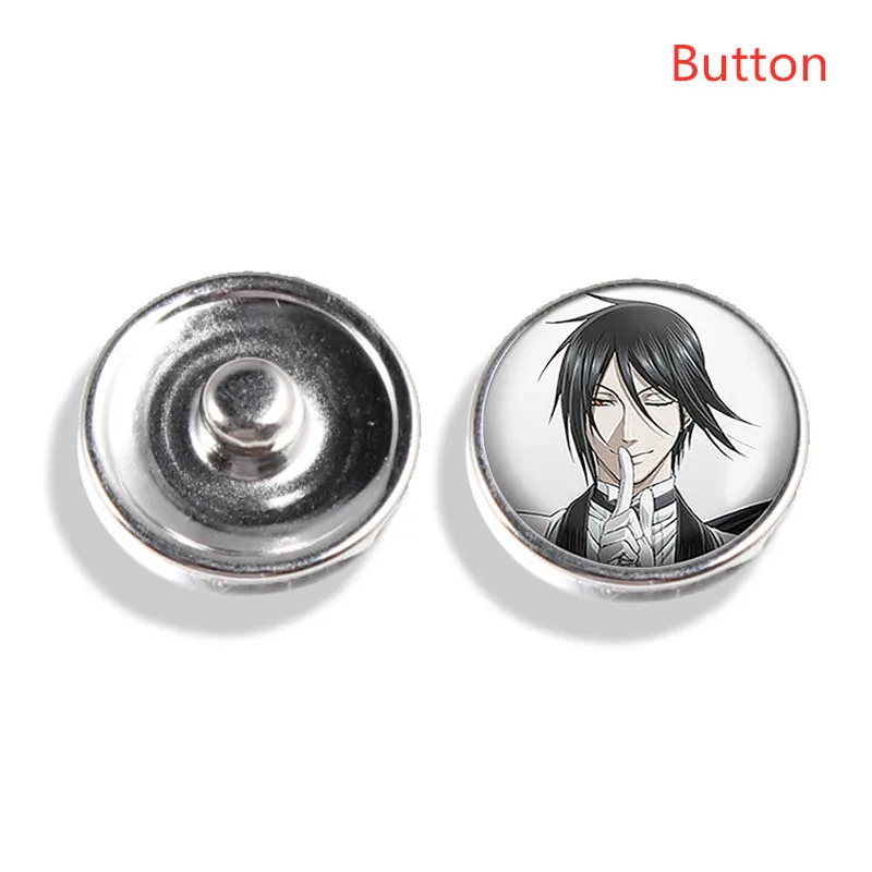 Аниме Черный дворецкий Броши Бронзовый значок Kuroshitsuji Ciel Phantomhive Себастиан Грелл Madame Red косплей подарок - Окраска металла: 7