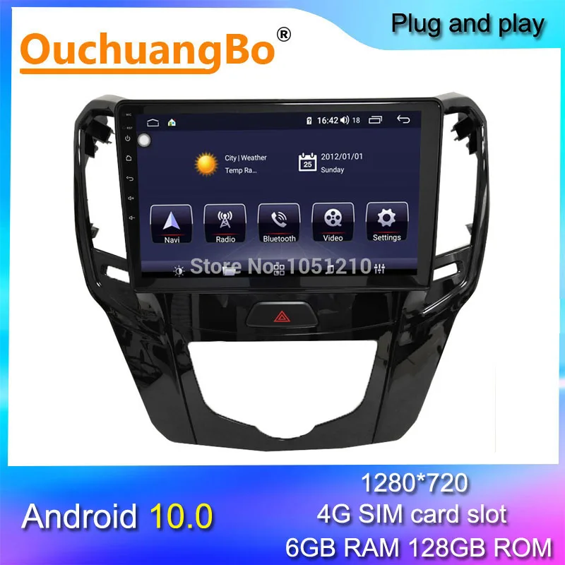 Ouchuangbo android 10 gps радио рекордер для GWM Great Wall M4 2012 2016 haval hover H1 2017 стерео 6 ГБ + 128 LHD RHD|gps