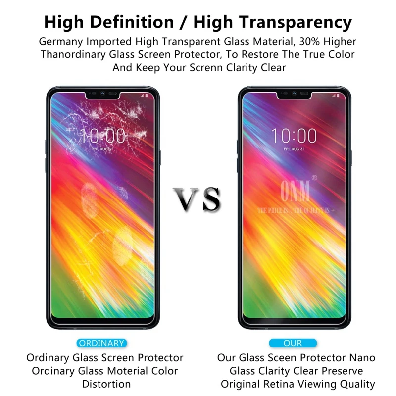 Закаленное стекло для LG G7 Защитная пленка экрана 2.5D 9H Премиум |