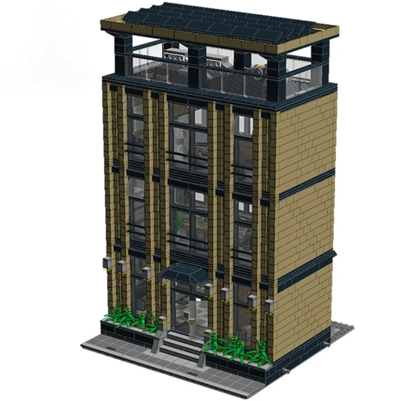 

Architecture Modular Building Blocks Corporate Headquarters Modern House Model Child Model Educational Kids Toys