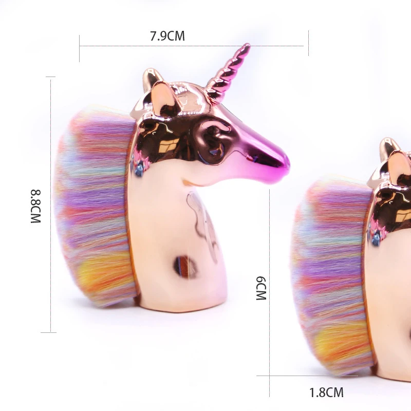 1 шт. радужные кисти для макияжа 6 цветов|Аппликатор теней век| |