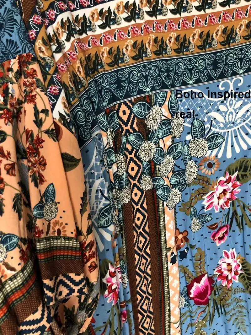 Супер шикарное Макси кимоно с цветочным принтом и v образным вырезом длинное