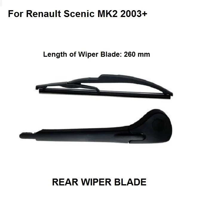 

Стеклоочиститель заднего стекла + щетка 260 мм для Renault Scenic MK2 2003-Новинка