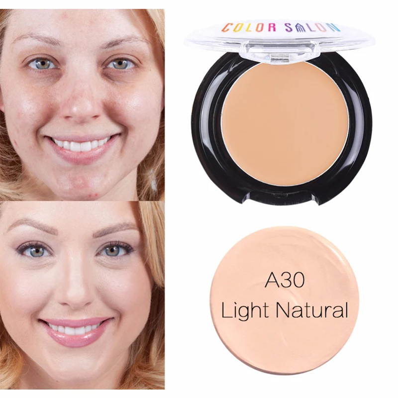 

Color Salon 4 Colors Cover Concealer Cream Palette Eye Dark Circles Cream Face Corrector Waterproof Make Up Base Cosmetic