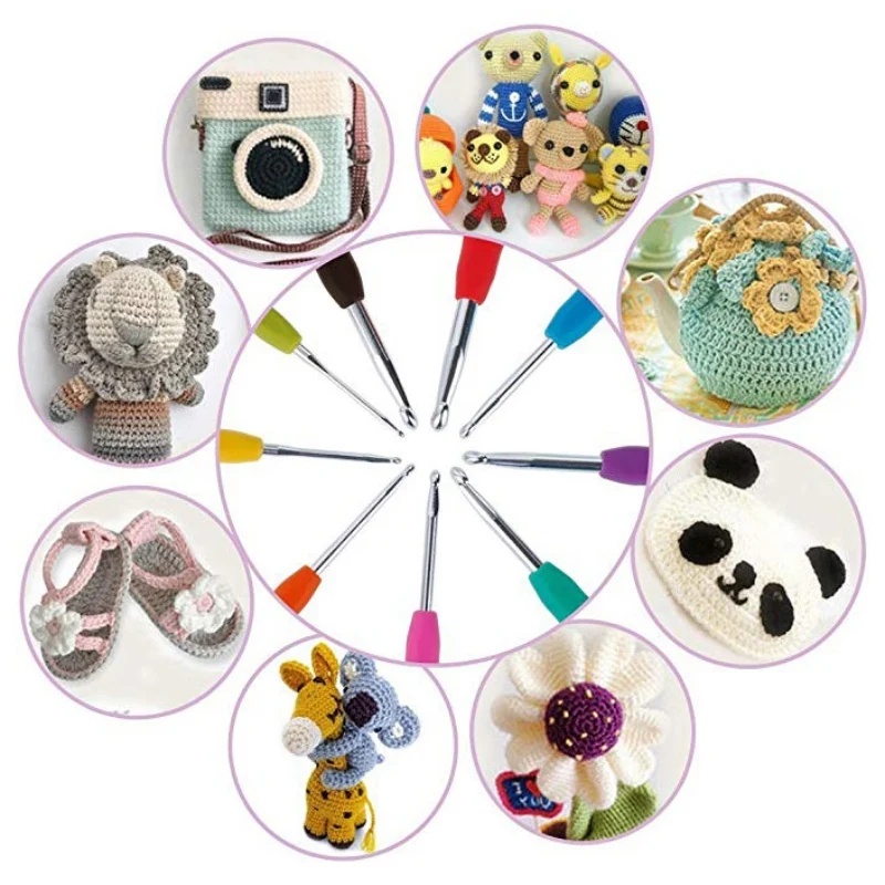 Спицы Трикотажные 12 размеров эргономичные с мягкими ручками|Вязание| |