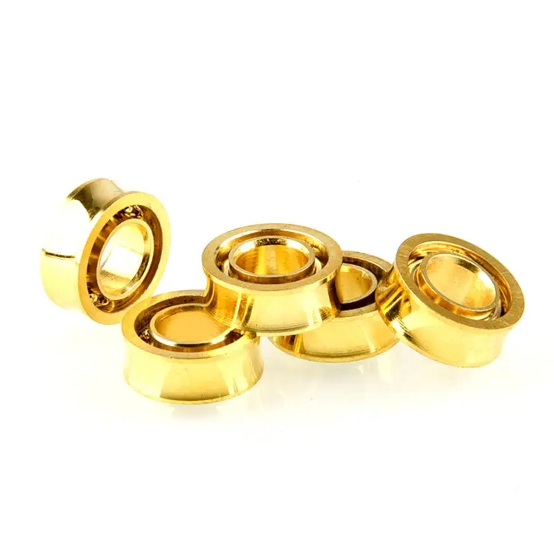 

6pcs R188KK UR188 Gold Plated Bearing For Fidget Spinner Yoyos Fan