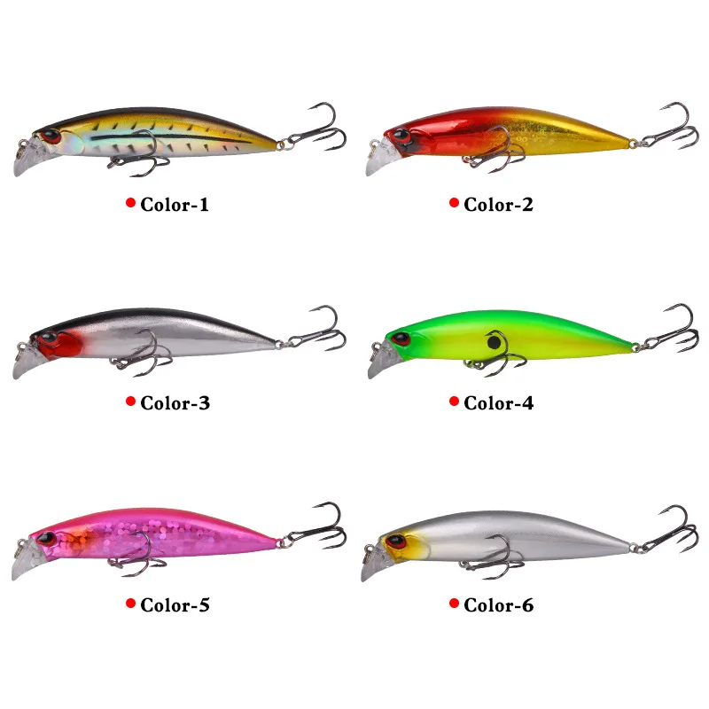 

Classic Minnow Fishing Lure 30g 9.5cm 3D Eyes Hard Bait Fake Fish Crankbait Wobblers Artificial Swimbait Peche Fishing Tackle