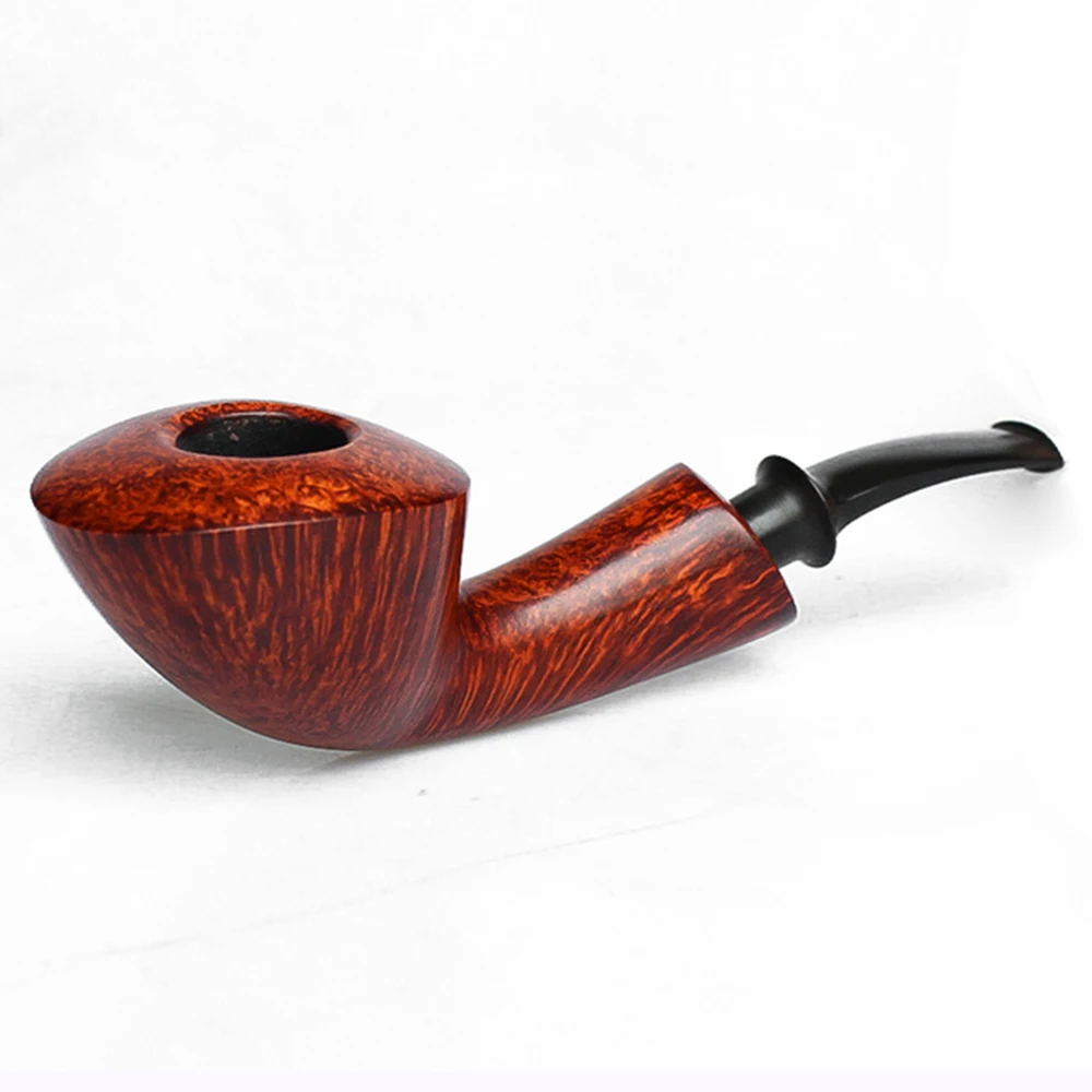 Давид иафиско Гладкий согнутый Дублина ручной работы для курения briar pipe nice flame # S102